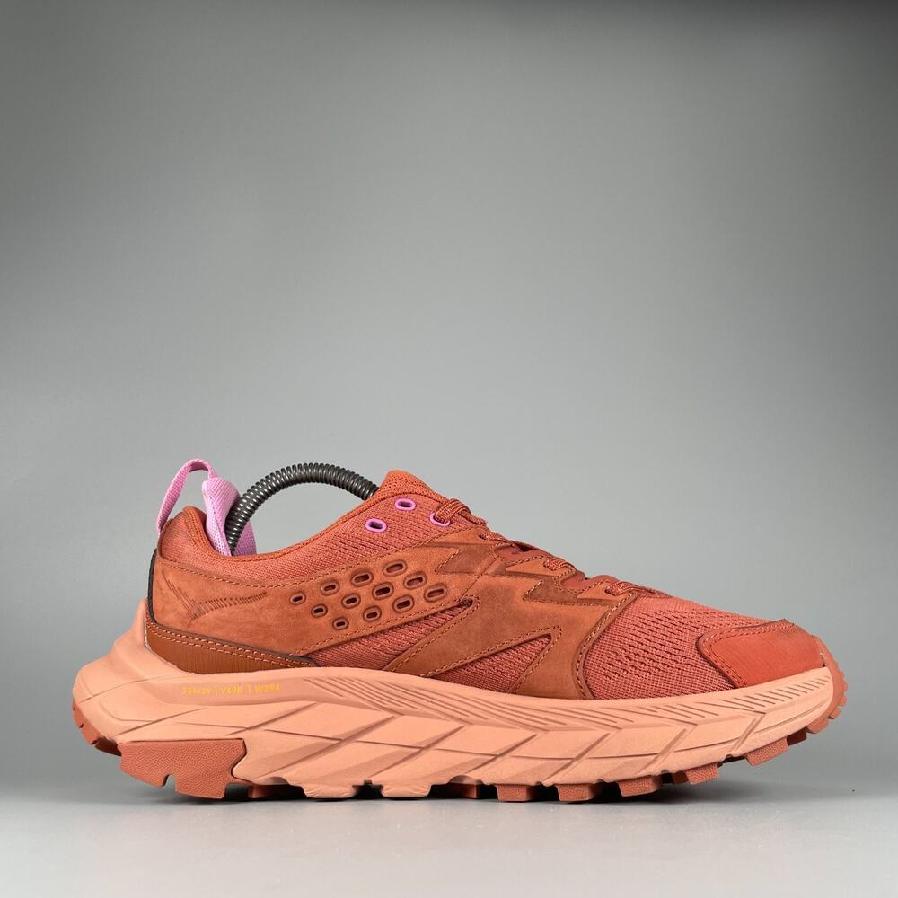 Hoka One One Women's Rust Pink Athletic Shoes - Picture 5 of 9
